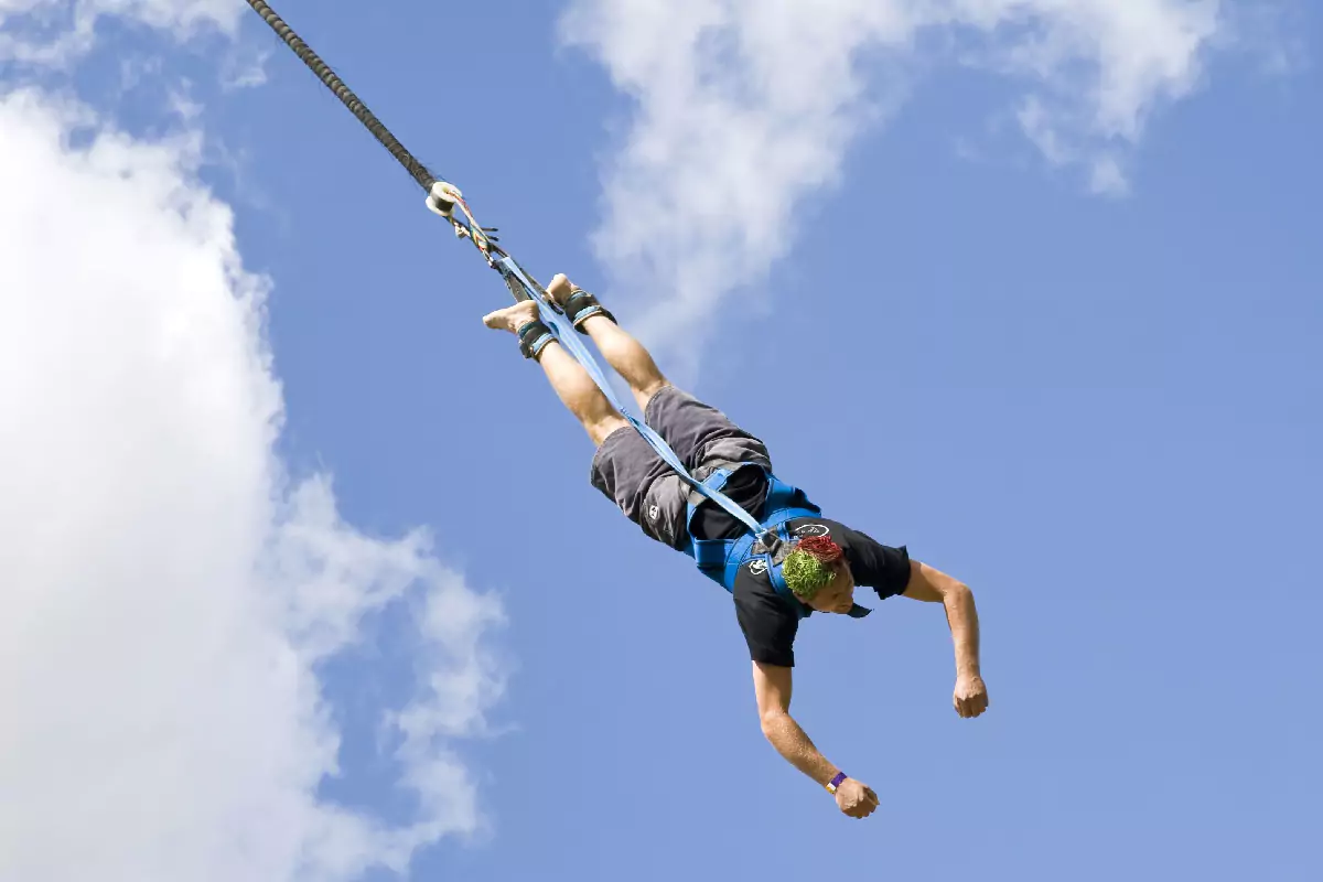 Bungy Jump, Human Slingshot and Paintball at Sanook Park