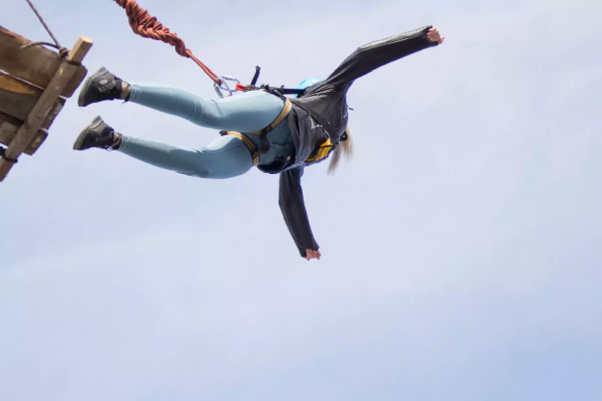 Bungy Jump, Human Slingshot and Paintball at Sanook Park