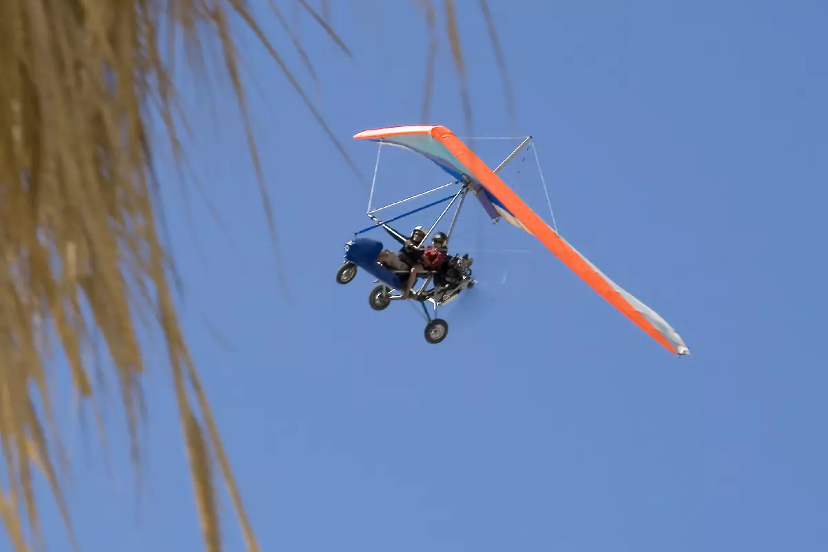 Ultralight Aircraft Flying Bangkok